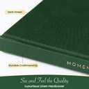 Wedding Guest Book  Guest Book Wedding Reception  Polaroid Guest Book for Wedding  Polaroid Wedding Guest Book, Green Linen with Gold Foil, 100 Acid-Free Pages