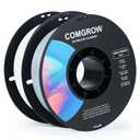 Comgrow PLA 3D Printer Filament, Durable and Stronger 3D Printer PLA Filament 1.75mm, Dimensional Accuracy +/- 0.02 mm, 2LBS Spool PLA Grey and White