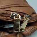 CLUCI Small Backpack for Women, Womens Backpack PU Backpack Purse for Women Leather Convertible Travel Backpack Shoulder Bags (Brown)