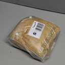 CaliTime Throw Pillow Covers Decorative 18 X 18 Inches Pack of 4 Cozy Chenille Cushion Cases for Couch Sofa Bed Living Room Home Gold