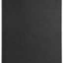 Samsill Classic Collection Business Portfolio - Executive Padfolio for Resume & Document Organizer - 8.5 by 11-Inch Legal Pad, Faux Leather with Brass Corners (Black)