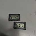 2 PCS Rectangle Reptile Thermometer and Humidity Gauge for Bearded Dragon Accessories, Reptile Tank Accessories for Jumping Spider, Leopard Gecko, Hermit Crab, Gecko, Ball Python, Lizard