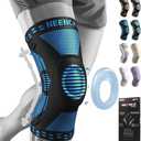NEENCA Knee Brace for Women & Men, Medical Knee Support with Patella Pad & Side Stabilizers, Knee Compression Sleeve for Knee Pain, Meniscus Tear, ACL, Joint Pain, Runner, Workout - FSA/HSA Eligible L