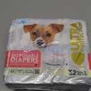 Paw Inspired 32ct Disposable Dog Diapers | Female Dog Diapers Ultra Protection | Diapers for Dogs in Heat, Excitable Urination, or Incontinence (Small)