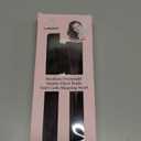 Heatless Curls Overnight Rods Jumbo Set, Heatless Hair Curler Velvet Satin Jumbo Flexi Rods to Sleep in, No Heat Overnight Sleeping Blowout Curls Wave Styling Tools with Silk Scarf 4pcs Brown