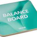 VEVOR Balance Board, 360° Rotating Wobble Board Trainer for Adults 3-Level Adjustable, Wooden Balance Training Equipment, Slip-Resistant Surface for Core Workout, Standing Desk Exercise, Home Gym