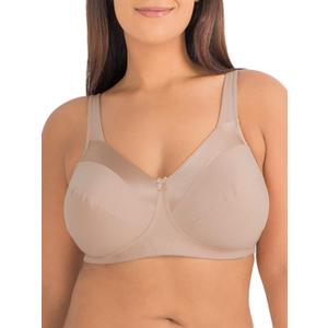 Fruit of The Loom Women's Cotton Soft Cup Bra  Wire-Free with Seamed Design for Extra Support (38D)