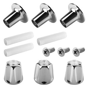 LEDBarz 81428 Bathtub and Shower Knobs 3 Piece Replacement Kit for Price Pfister Shower Handle, Compatible with Gerber, Danco Shower Handle Replacement/Restoration