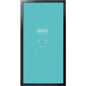 LaVie Home 24 x 48 Picture Frame, Large Poster Frame with High Definition Plexiglass, Horizontal or Vertical Wall Gallery Poster Frames Suitable for Photos, Artworks, Posters,Puzzle, Black 1pc