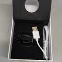 Wellue O2Ring-S Oxygen Monitor with Vibration Reminder, Bluetooth Pulse Oximeter Tracks SPO2 and Pulse Rate, 24 hrs Battery Life, 4*10 Hours Built-in Memory, Rechargeable Pulse Ox with Free PC & APP