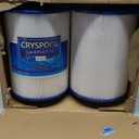 Cryspool 06004 Filter Compatible with Artesian Spas 06-0014-12, PMA-R1/x268546 with Closed Handle(Not be Removed), 6CH-352, FC-0318, PAS40-F2M, 06-0055-12, 35 Sq. Ft Spa Filter Cartridge, 2 Pack