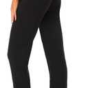 V VOCNI Women's Maternity Pants Maternity Activewear Jogger Track Cuff Sweatpants Over The Belly Stretchy Pregnancy Pants (Black, L)