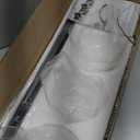 Espird Bathroom Light Fixtures-Matte Black Vanity Lights for Bathroom, Modern Black Vanity Lights 4-Light Bathrooms Lighting Fixtures Over Mirror with Clear Glass Shade