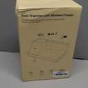 Fast Wireless Charging Station with Desk Organizer for iPhone 17/16/15/15 Pro/14/14 Pro Max/14 Pro/14 Plus/13/13 Pro Max/13 Pro/and iPhone 12/11 Series, Nightstand Desktop Organizer for Home Office (Black)