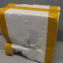 Decorative Fruit Bowls for kitchen decor Counter 10.4‘’,Large Modern Serving Bowl, High Foot with Irregular Edge Design, High-Temperature Fired Thickened Glass Bowl, White