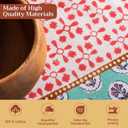 Maison d'Hermine Tablecloth Rectangle Table 100% Cotton 54 x 72 Inches Tablecloth Reusable Decorative for Dining Kitchen Room Farmhouse Home Gifts for Mother's Day Spring Summer - Provence
