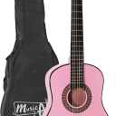 Music Alley MA-51 Classical Acoustic Guitar Kids Guitar and Junior Guitar Pink, Half size