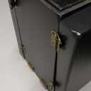 Meangood Jewelry Box Wood for Women, 5-Layer Large Organizer Box with Mirror & 4 Drawers for Rings, Earrings, Necklaces, Black