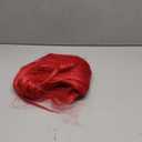 Rose Red Pink Wig with Bangs Long Straight Hot Pink Cosplay Wigs with 2 Ponytails Red Anime Wigs for Singers Cosplay Halloween Costume Outfit Party+Hair Cap