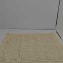 AMIPOS Vintage Beige Cotton Crochet Tablecloths Lace Doilies Square Tablecloths Table Cover Wedding Home Party Decor (33x33 Inch)
