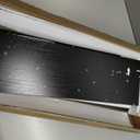Amada 24 Inch Floating Shelves with Invisible Brackets, Set of 2, Black