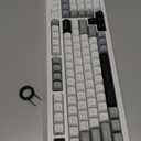 AULA 99 Wireless Keyboard, Custom Computer Keyboard, Tri-Mode Bluetooth 5.0/2.4GHz/USB-C Cute Creamy Gaming Keyboards with Number Pad, RGB Backlit Media Knob Programmable Keybaord for PC Gamer - Grey