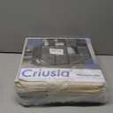 Criusia Large Storage Cubes - 13 Inch Heavy Duty Fabric Storage Bins for Shelves Closet, Cube Organizer - 8 Pack Collapsible Cube Storage Bins Baskets for Organizing Clothes Blankets Toys (Beige)