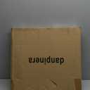 danpinera Outdoor Side Tables, Weather Resistant Steel, Small Round End Table for Patio Yard Balcony Garden Bedside Black