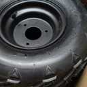 16x8-7 ATV Wheels, 3 lug 16x8-7 Tubeless Tires for Kazuma Quad ATV Go Kart UTV 125cc 150cc Off Road Tyres 3 Holes Rim set of 2