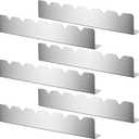 6 Pcs Stainless Steel Skewers Holder, Universal Shish Kabob Rack for BBQ and Grilling, Compatible with Wood, Bamboo, Round, Metal, Flat Skewers, 12 Inch