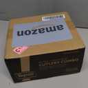 Plastic Silverware Set- Silver Flatware Set- Heavy Duty Cutlery Set - Bulk Combo Value Pack 160 count 40 Knives 80 Forks 40 Spoons Party Supplies - Tepco Settings