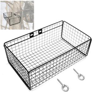 Hunting Accessories Metal Tree Basket - 10 x 6 x 3.5in Screw-in Hunting Blind Shelf, Hunting Stands Holder Tree Stand Accessories for Holding Hunting Accessories, Cup, Video Camera Case