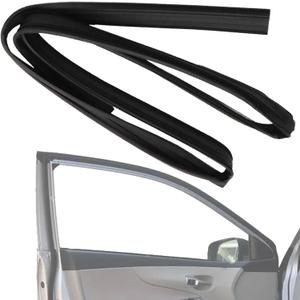 Front Left Door Window Run Channel Seal Rubber Strip Replace 68151-02050 Driver Side for Toyota Corolla S LE CE XRS Sport Sedan 2002-2008