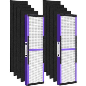 FLT5250PT Air Purifier Replacement Filter C with Pet CARE Treatment for G-Guardian AC5250PT, AC5000E, AC5300B, AC5350W, AC5350B, CDAP5500 2 Purple Pet Care HEPA with 8 Carbon Pre-Filters