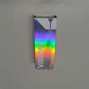 VISOONE Chunky Rectangle Sunglasses Women Men 90s Vintage Retro Accessories UV400 Protection Narrow Square Shades Harmony (Black)