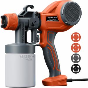 HVLP Electric Spray Gun Paint Sprayer, Orange