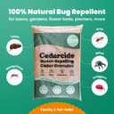 Cedarcide Original Cedar Granules – Flea, Tick, Mosquito & Spider Repellent for Yard, Lawn, Patio & Garden – Outdoor Insect Control – for Use Around Pets, Kids & Family (8 lb Covers 3,500 sq ft)