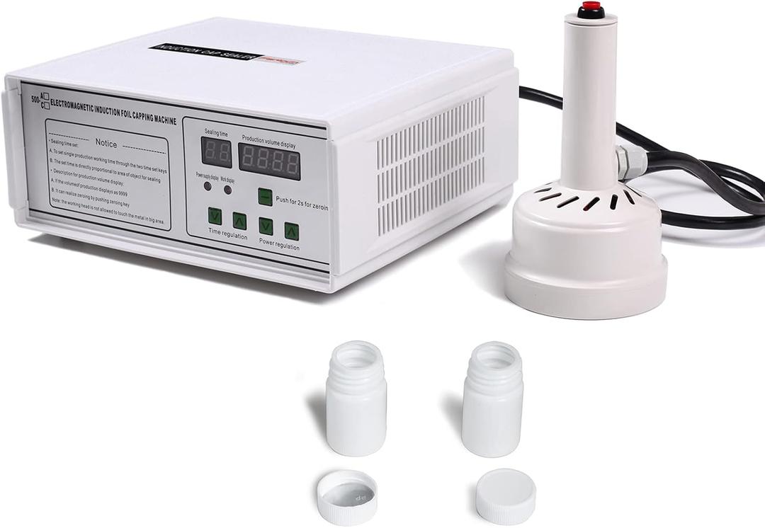 Bottle Cap Sealer, Induction Heat Sealer For Plastic, Glass Bottles 20-100mm 110v