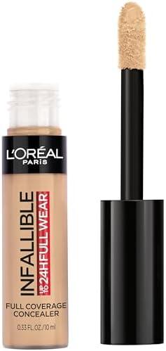 L'Oreal Paris Makeup Infallible Full Wear Waterproof Matte Concealer, Full Coverage, Biscuit, 0.33 fl. oz.