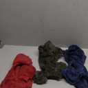 Reginary 3 Pieces Dog Pajamas Puppy Clothes Winter Coats Elastic Pajamas for Puppy Fluffy Jumpsuit Fleece Sweater for 4 Legs Dog Bodysuit(Small,Red, Blue, Green)