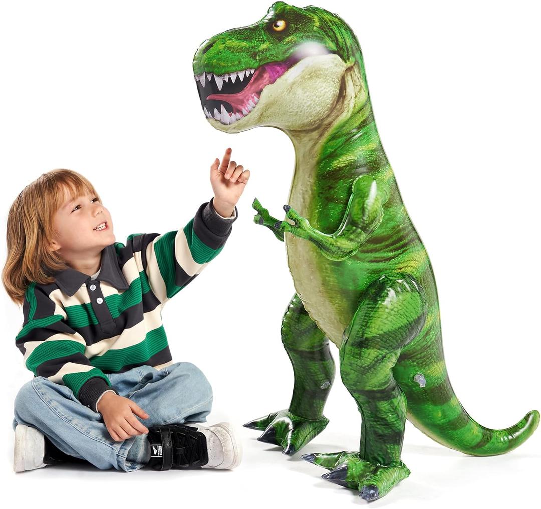 JOYIN 37 T-Rex Dinosaur Inflatable for Party Decorations, Tyrannosaurus Rex Inflatable Toy, Dinosaur Birthday Party Gift for Kids and Adults