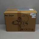 EGFKI Dog-Hair-Dryer, 5.2HP/ 3800W High Velocity Pet Blow Dryer with Heater for Grooming, Speed Temperature Adjustable Dog Blower Grooming Dryer with 4 Nozzles