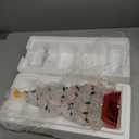 Roman Lighted Swirl Tree Bulb with Red Base, 12.5-inch, Plastic