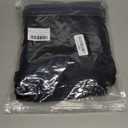 FOGFIRE Mens Fleece Lined Joggers with Zipper Pockets, Water Resistant Winter Sweatpants for Hiking, Running, Gym Black X-Large