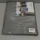 PRANDOM File Organizer Box - Set of 1 Collapsible Decorative Linen Filing Storage Hanging File Folders with Lids Office Cabinet Letter/Legal Size Grey (17x14x11.2 inch)