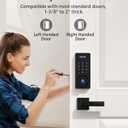 Philips Smart Lock with Handles, Keyless Entry Front Door Lock Set, Smart Keypad Deadbolt with Handle, Digital Door Lock for Front Door, App Fingerprint PIN Code Unlocking, Auto Locking
