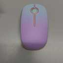 VssoPlor Wireless Mouse, 2.4G Slim Portable Computer Laptop Mouse with Nano Receiver Quiet Silent Optical Mice for Notebook, PC, Laptop, ComputerMint Green to Purple