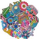 Outdoor Adventure Iron on Patches, Embroidered Iron on/Sew on Patches Outdoor Adventure Themed Applique for Clothes, Dress, Hat, Jeans, DIY Accessories (Pack of Assorted)