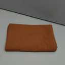 MooMee Bedding Pillowcases Pack of 2 100% Washed Cotton Linen Like Textured Breathable Durable Soft Comfy (Solid Dark Orange, King)