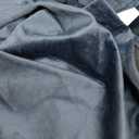 EMEMA Navy Blue Velvet Curtains 84 Inch Length 2 Panels Set, Elegant Blackout Curtains for Bedroom, Grommet Thermal Insulated Soundproof Room Darkening Window Drapes for Living Room W42 x L84